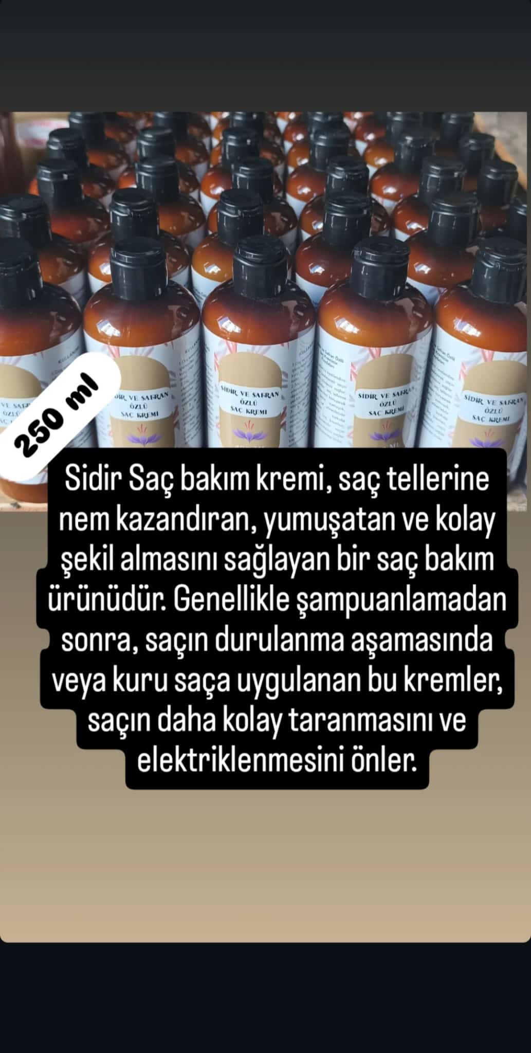 Sidr ve Safran özlü Saç Kremi